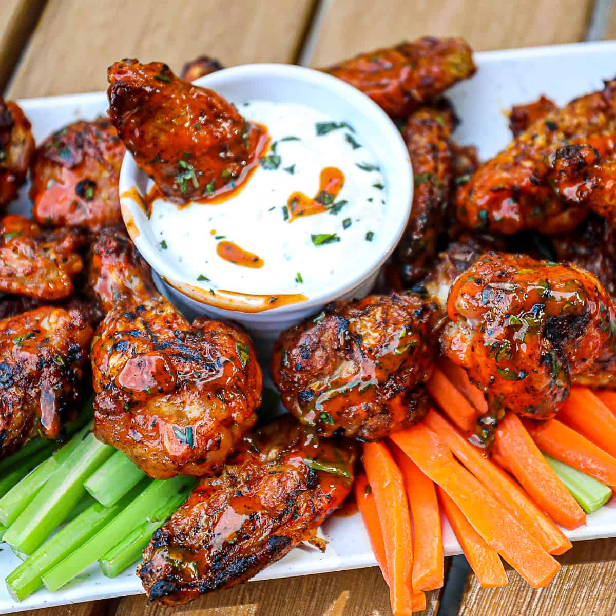 Grilled Chicken Wings.