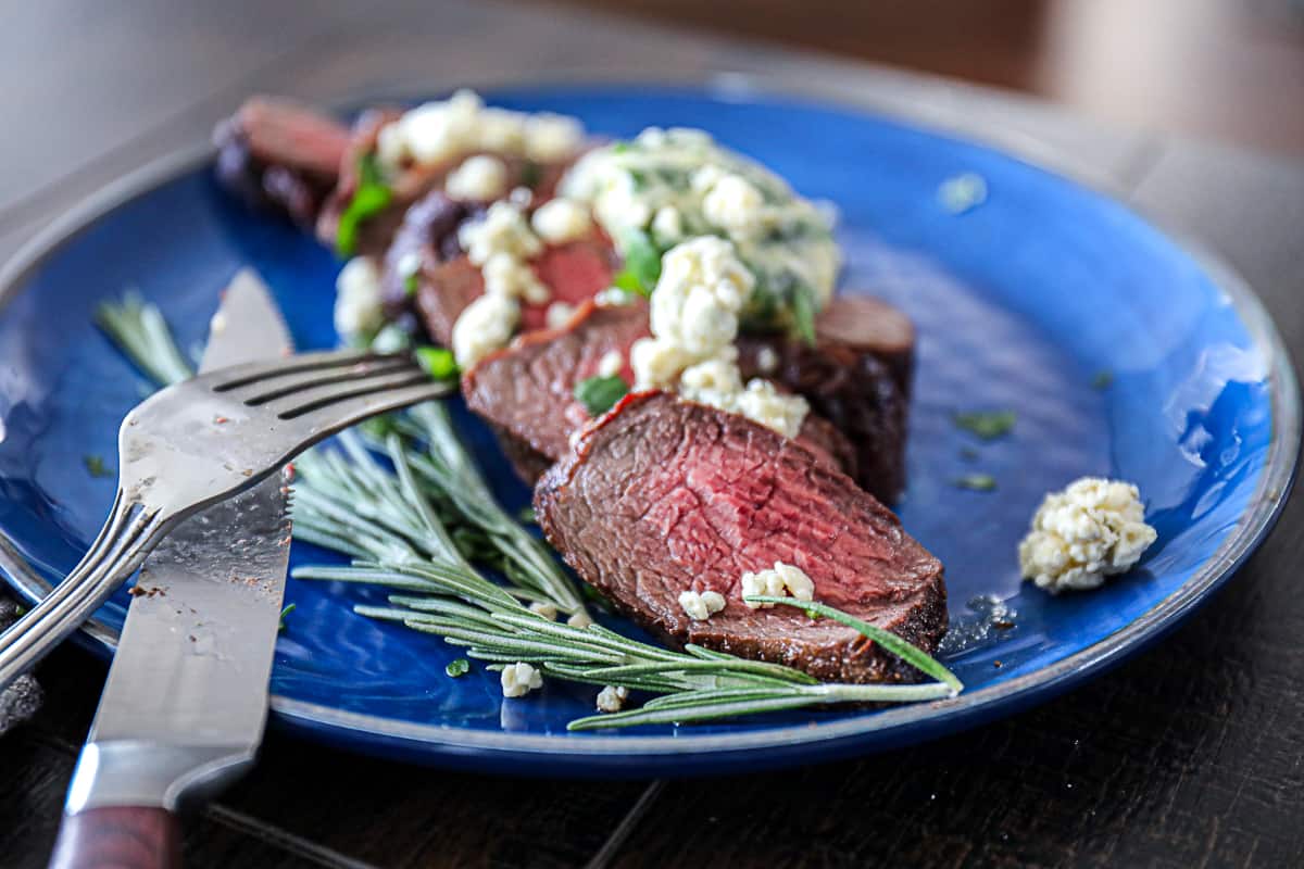 Air Fryer Filet Mignon from frozen in air fryer.