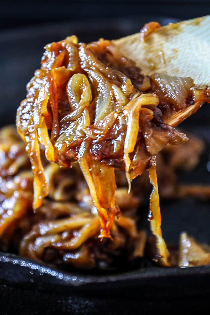Cooked Caramelized Onions