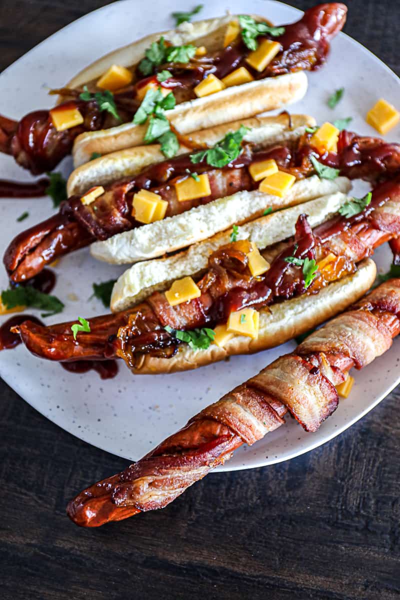 17 Gourmet Hot Dog Recipes w/ Fun Toppings for Your Next Party - Sip Bite Go