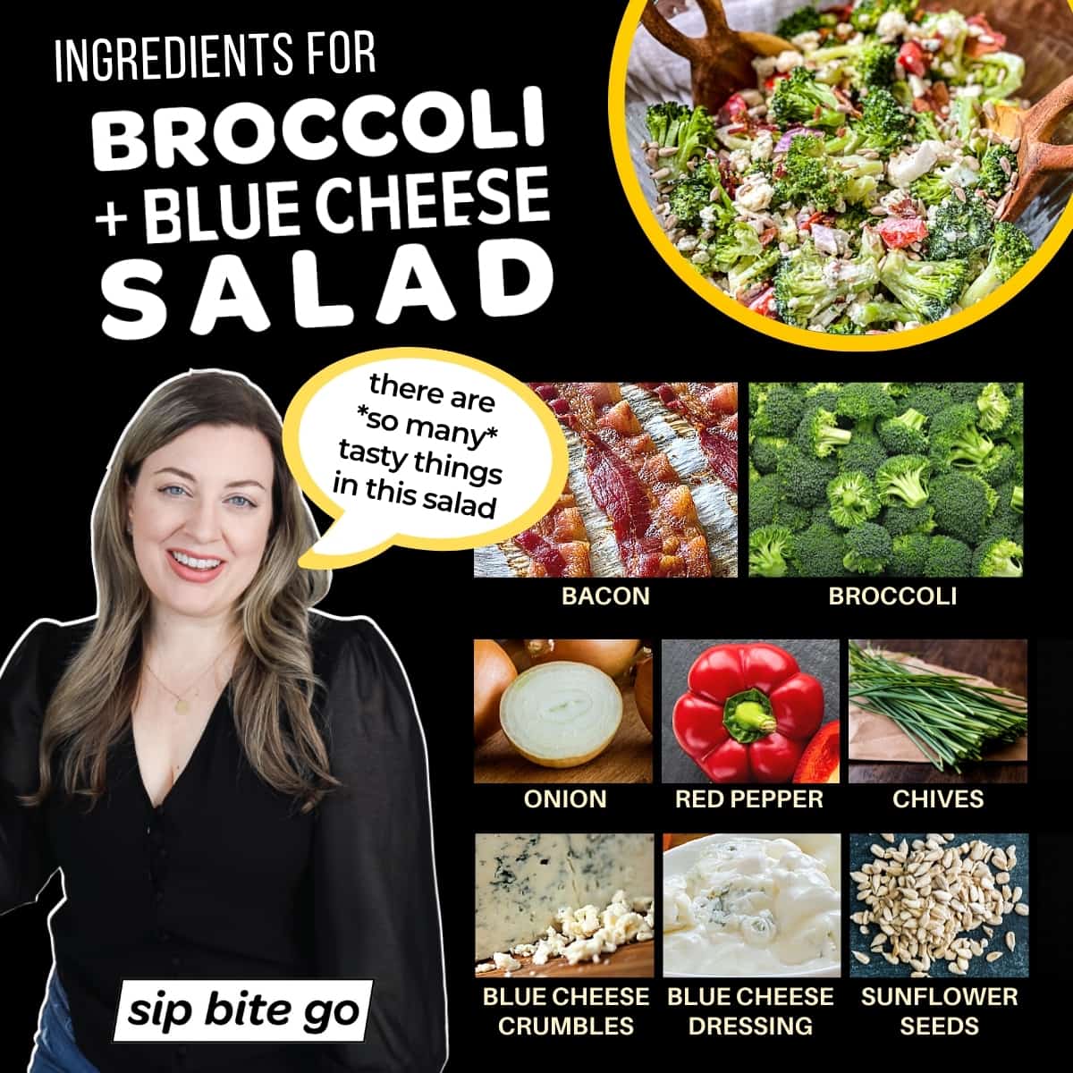 Broccoli And Blue Cheese Salad Ingredients