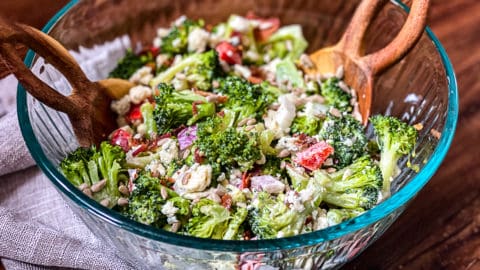 Broccoli Blue Cheese Salad