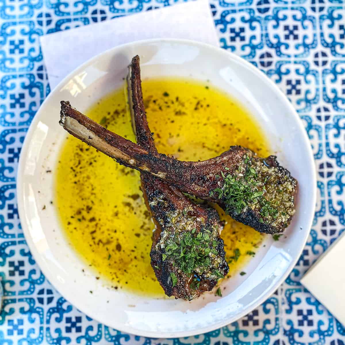 Greek Lamb Chops from Mediterranean Exploration Company MENU