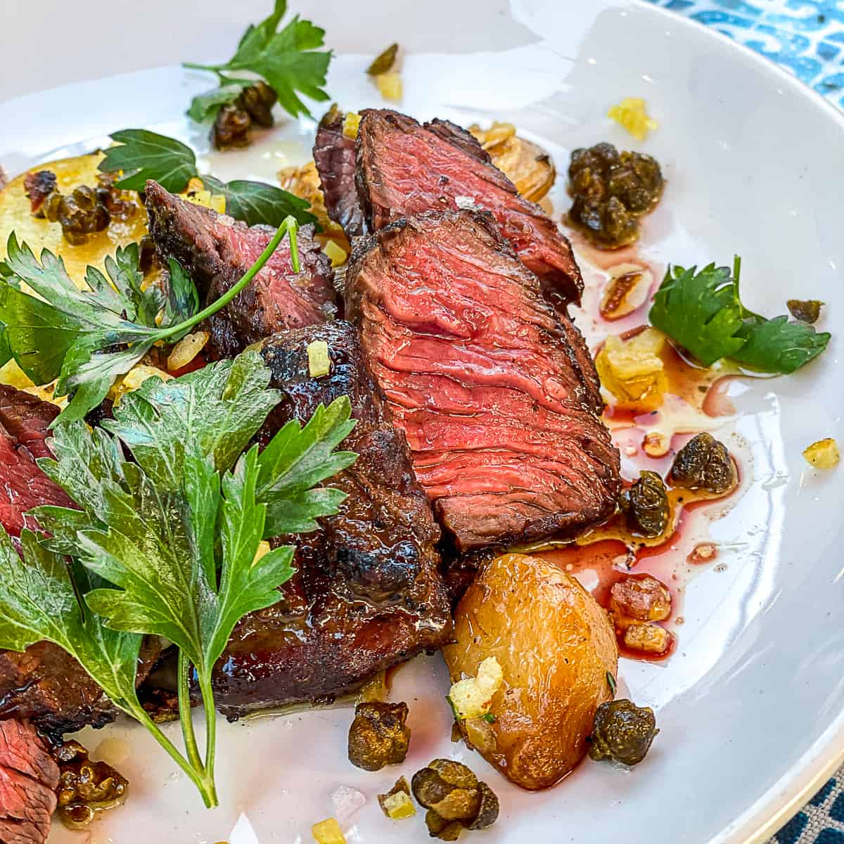 Hanger Steak from Mediterranean Exploration Company MENU