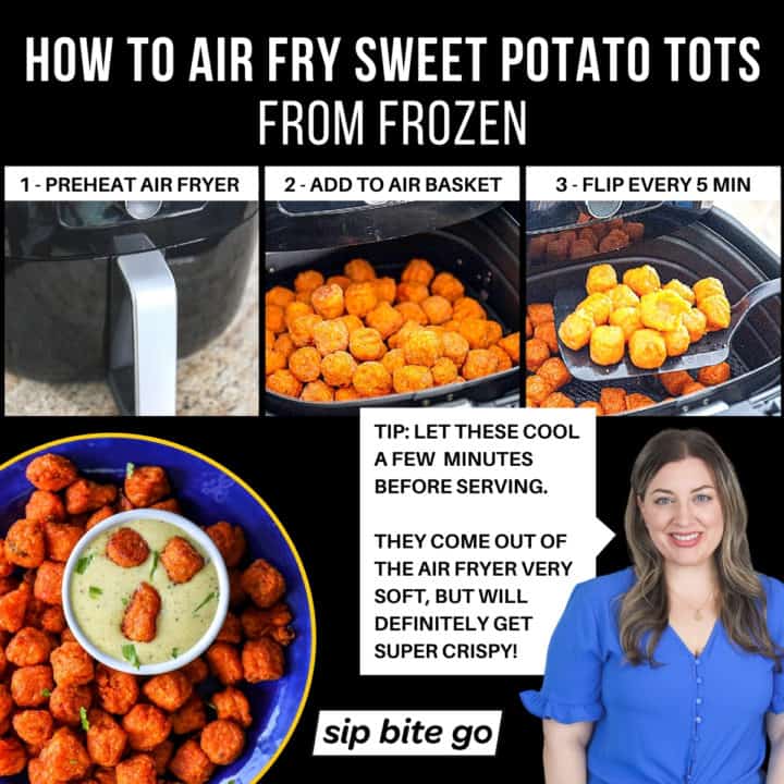 Frozen Sweet Potato Tots In Air Fryer Sip Bite Go