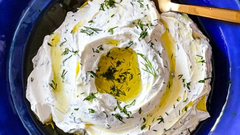 Labneh Dip Recipe With Garlic And Dill