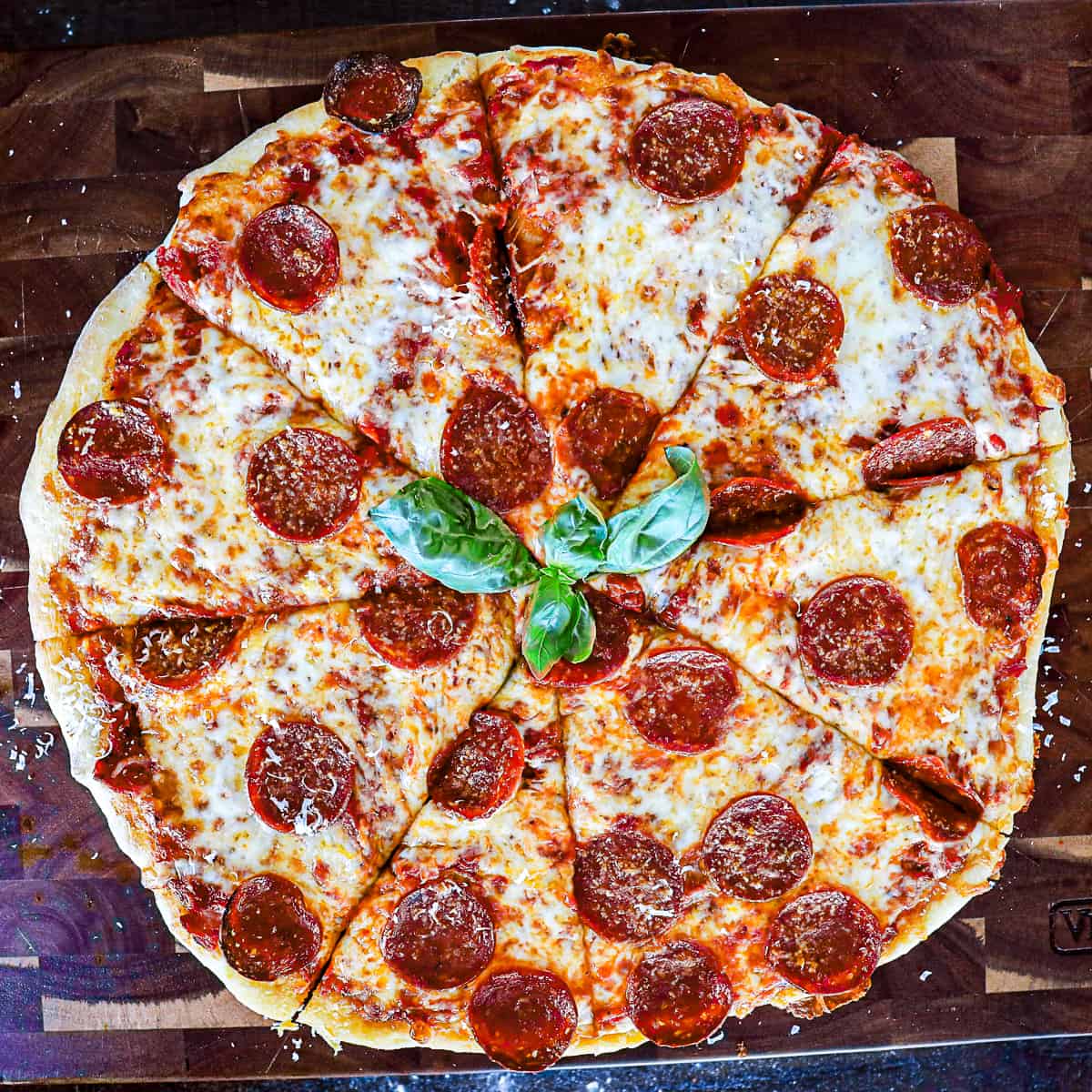 Homemade Pepperoni Pizza Recipe - Sip Bite Go