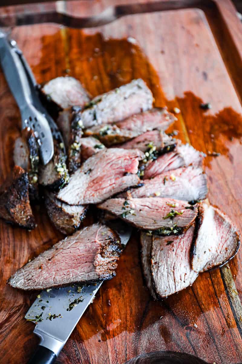 tri tip steak cut