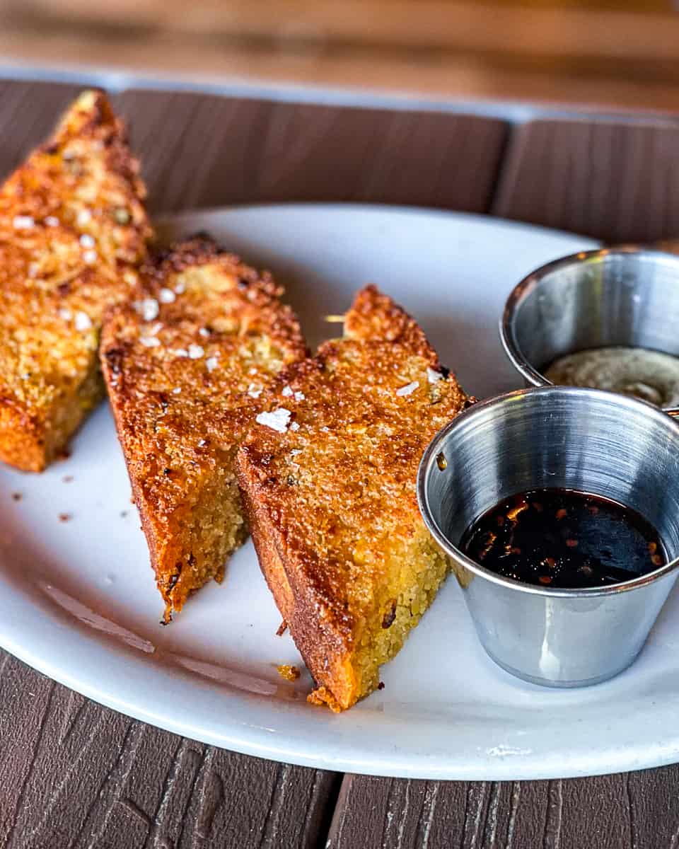 Griddled Corn Bread at Laurelhurst Market