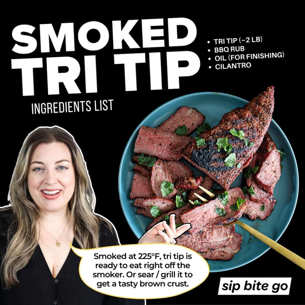 Best smoked tri tip traeger recipe sip bite go