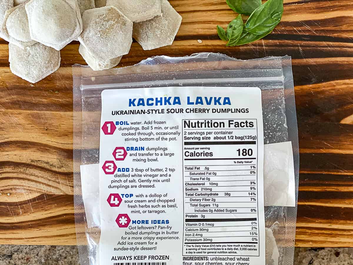 Kachka Portland Lavka Ukrainian style sour cherry dumplings cooking instructions