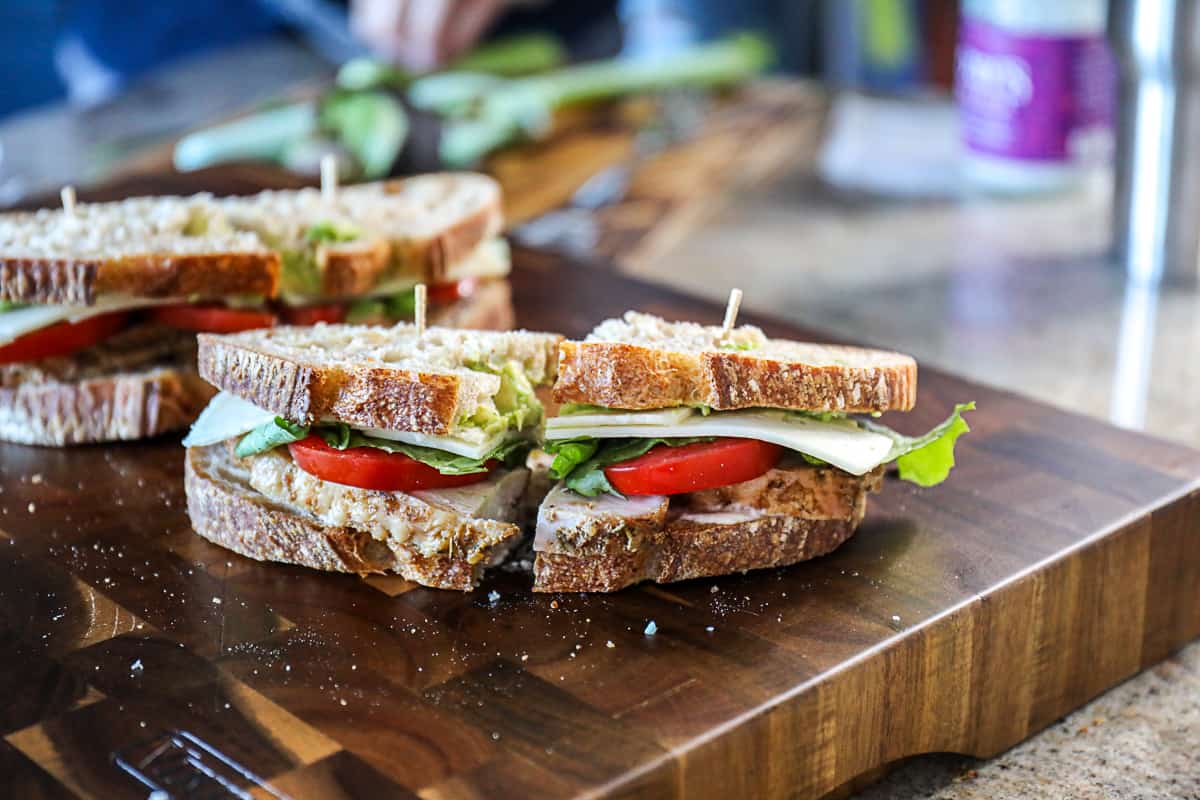 Leftover Thanksgiving Turkey Sandwiches