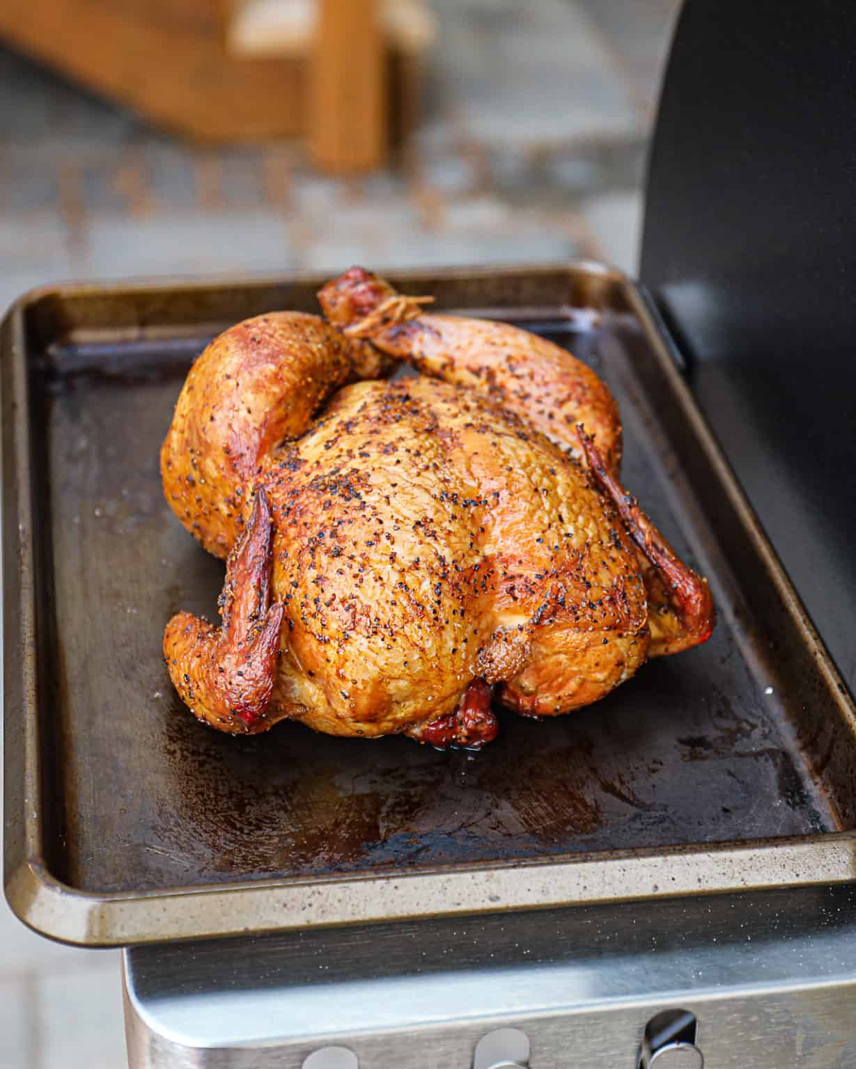 Best Smoked Whole Chicken Without Brine Traeger Demo Sip Bite Go