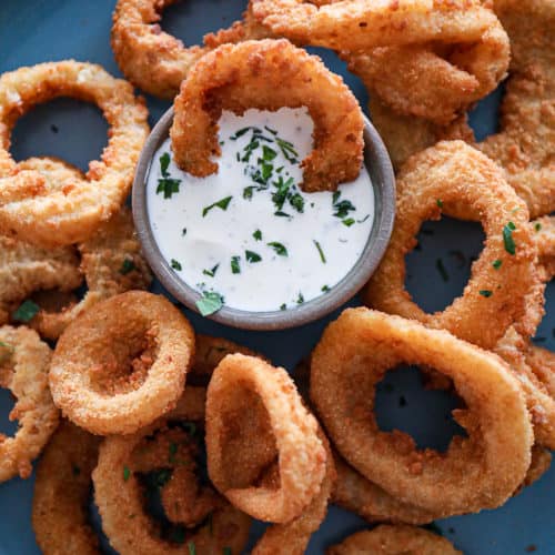 Air Fryer Frozen Onion Rings – The Travel Bite