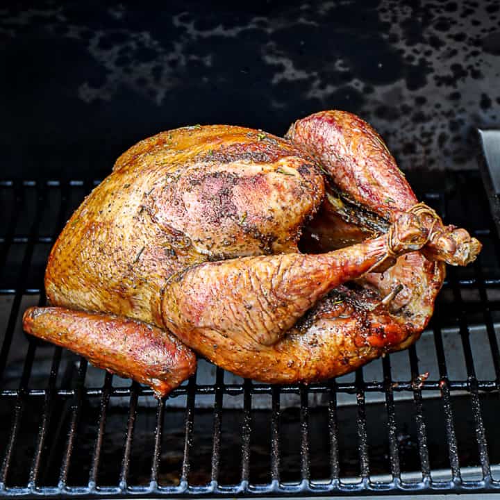 New Smoked Turkey Recipe Whole Bird Traeger Video Sip Bite Go   How To Make Smoked Turkey Recipe On A Traeger BBQ Pellet Grill Sip Bite Go 720x720 