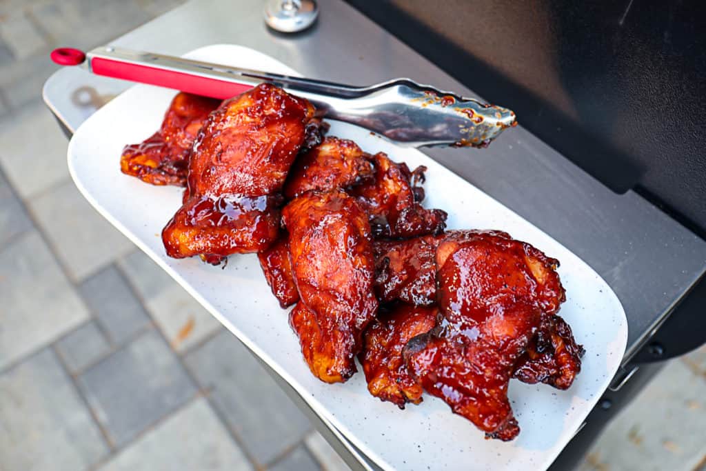 Best Smoked Chicken Thighs Recipe (+Traeger Video Demo) Sip Bite Go