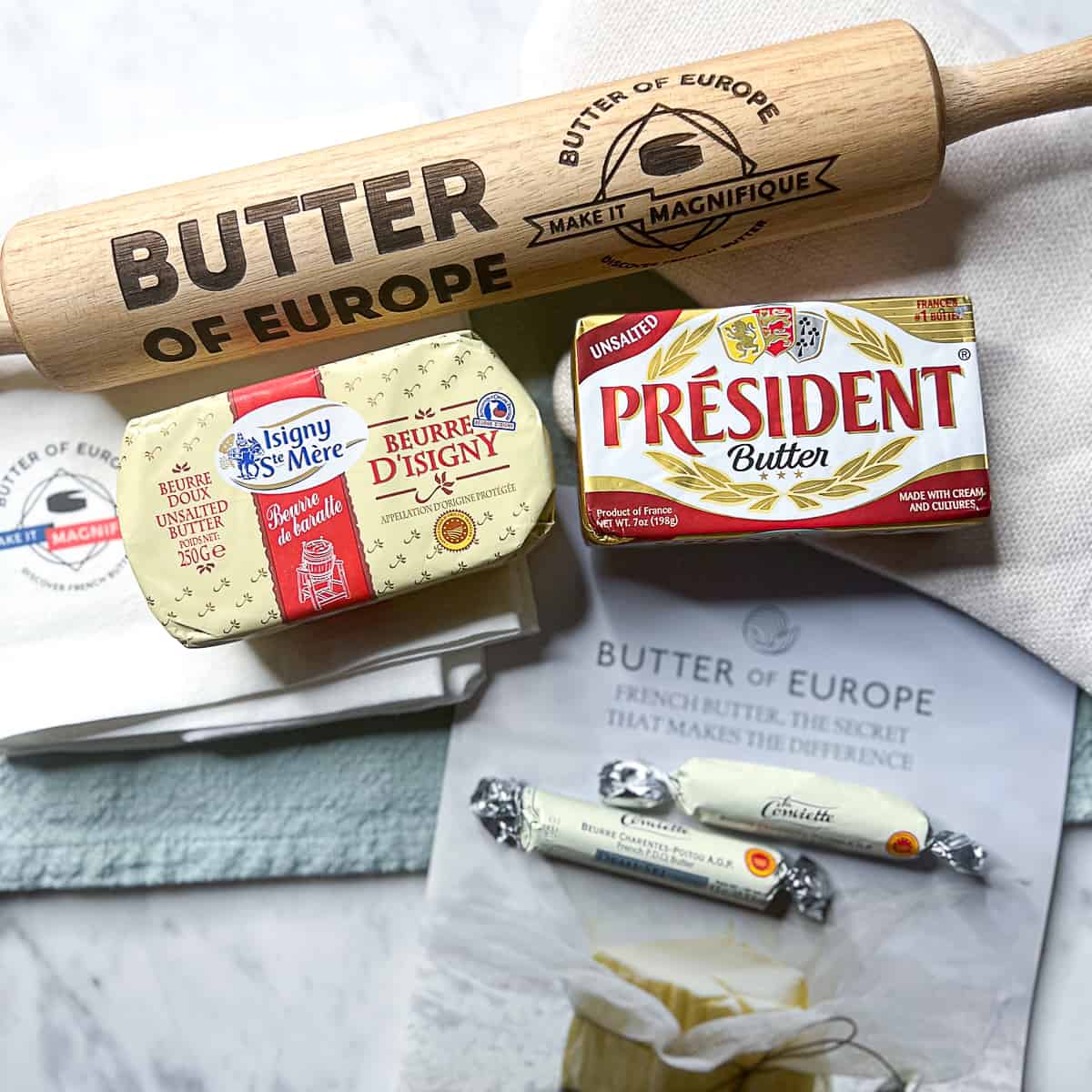 Butter of Europe sampler gift for people who love to bake.