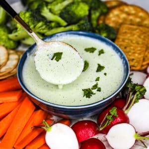 Green Onion Dip With Greek Yogurt And Jalapeños