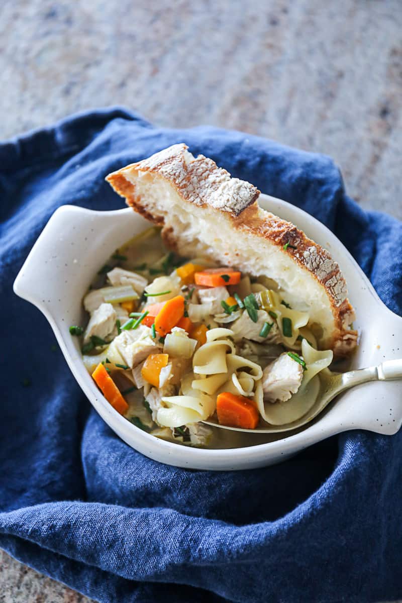 Homemade Chicken Noodle Soup Instant Pot Recipe