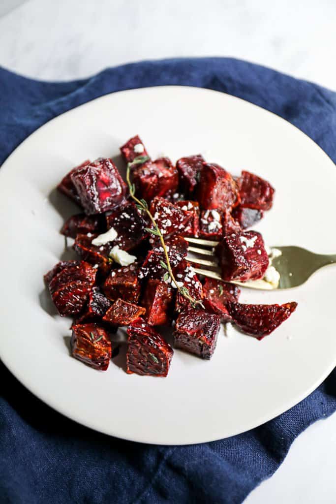 Easy Roasted Air Fryer Beets Side Dish Sip Bite Go
