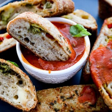 Veggie Stromboli Recipe with broccoli and cheese and other roasted vegetables