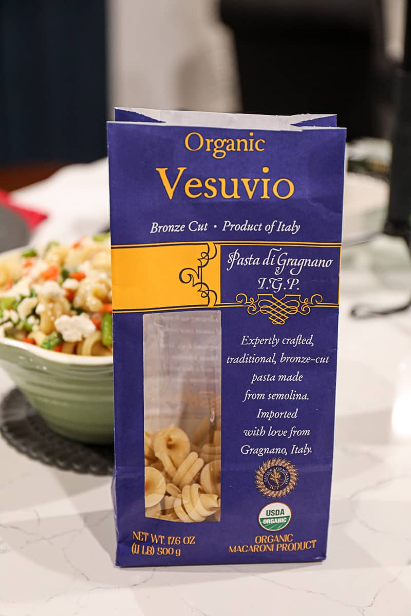 Vesuvio pasta shape made in Italy from Central Market