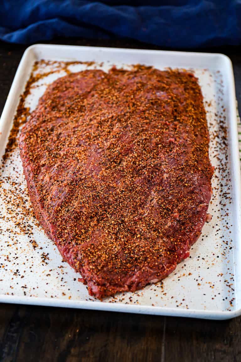 Traeger Smoked Brisket Flat (5 LB Beef Pellet Grill) Sip Bite Go