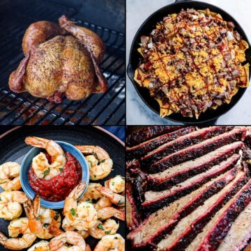 Collage of Easy Smoker Recipes For Traeger Pellet Grill