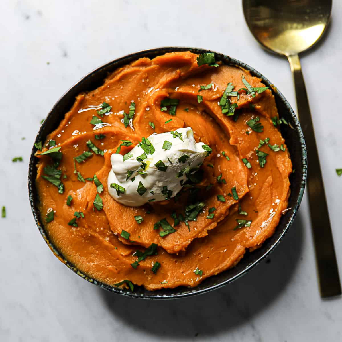 Crock Pot Sweet Potatoes Mashed for steak dishes