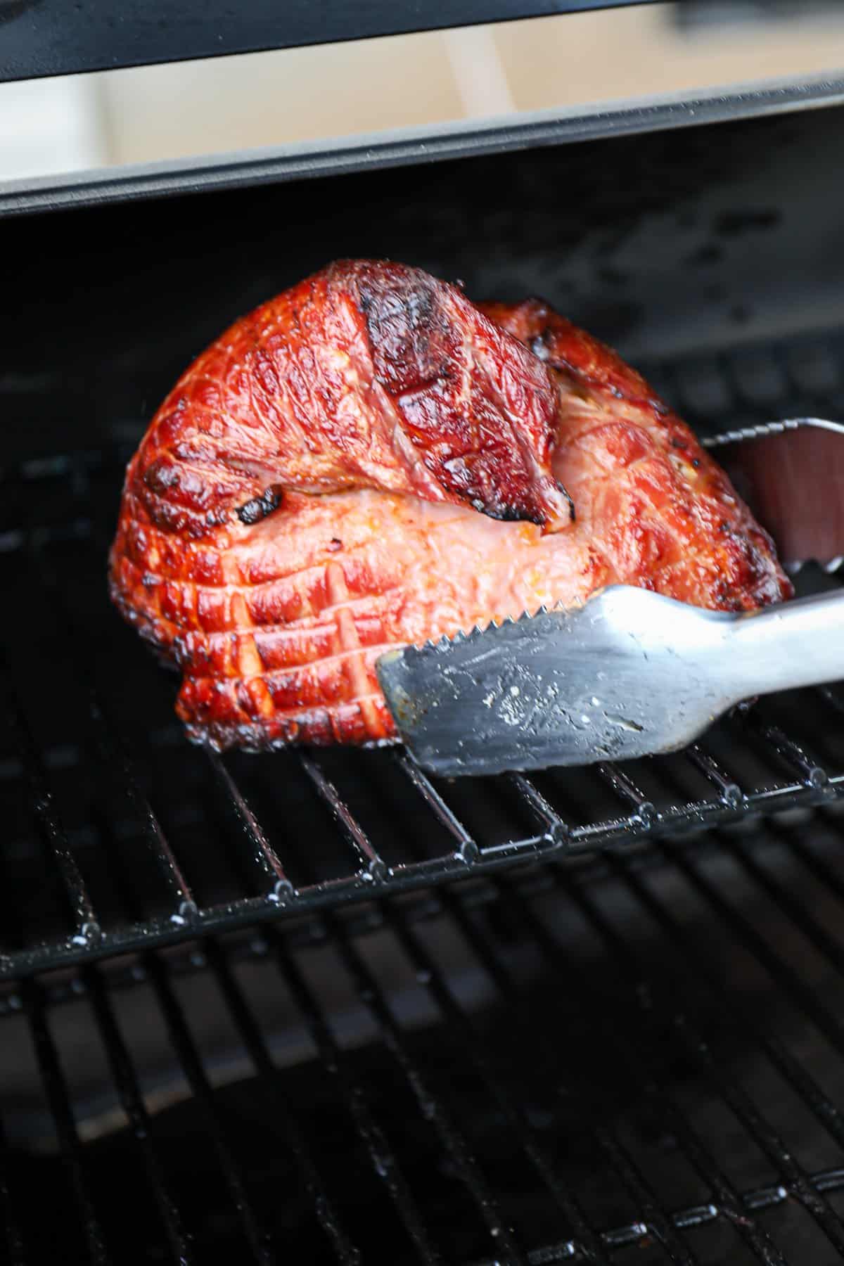 Easy Smoker Recipe for Traeger Smoked Ham