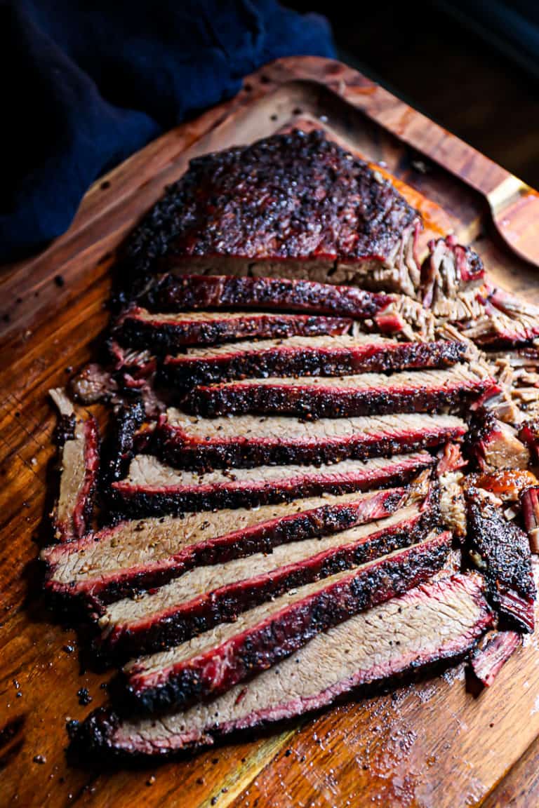 Traeger Smoked Brisket Flat (5 LB Beef Pellet Grill) Sip Bite Go
