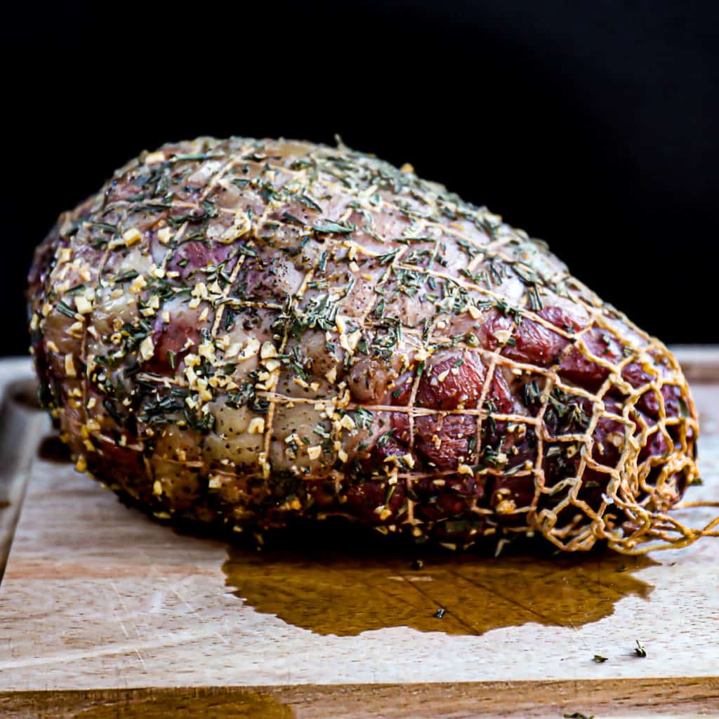 Smoked Leg of Lamb (Boneless Recipe On Traeger Smoker) - Sip Bite Go