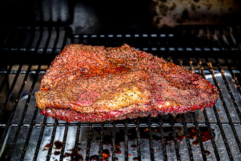 Traeger Smoked Brisket Flat (5 LB Beef Pellet Grill) Sip Bite Go