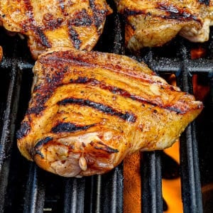 BBQ Grilled Chicken Thighs