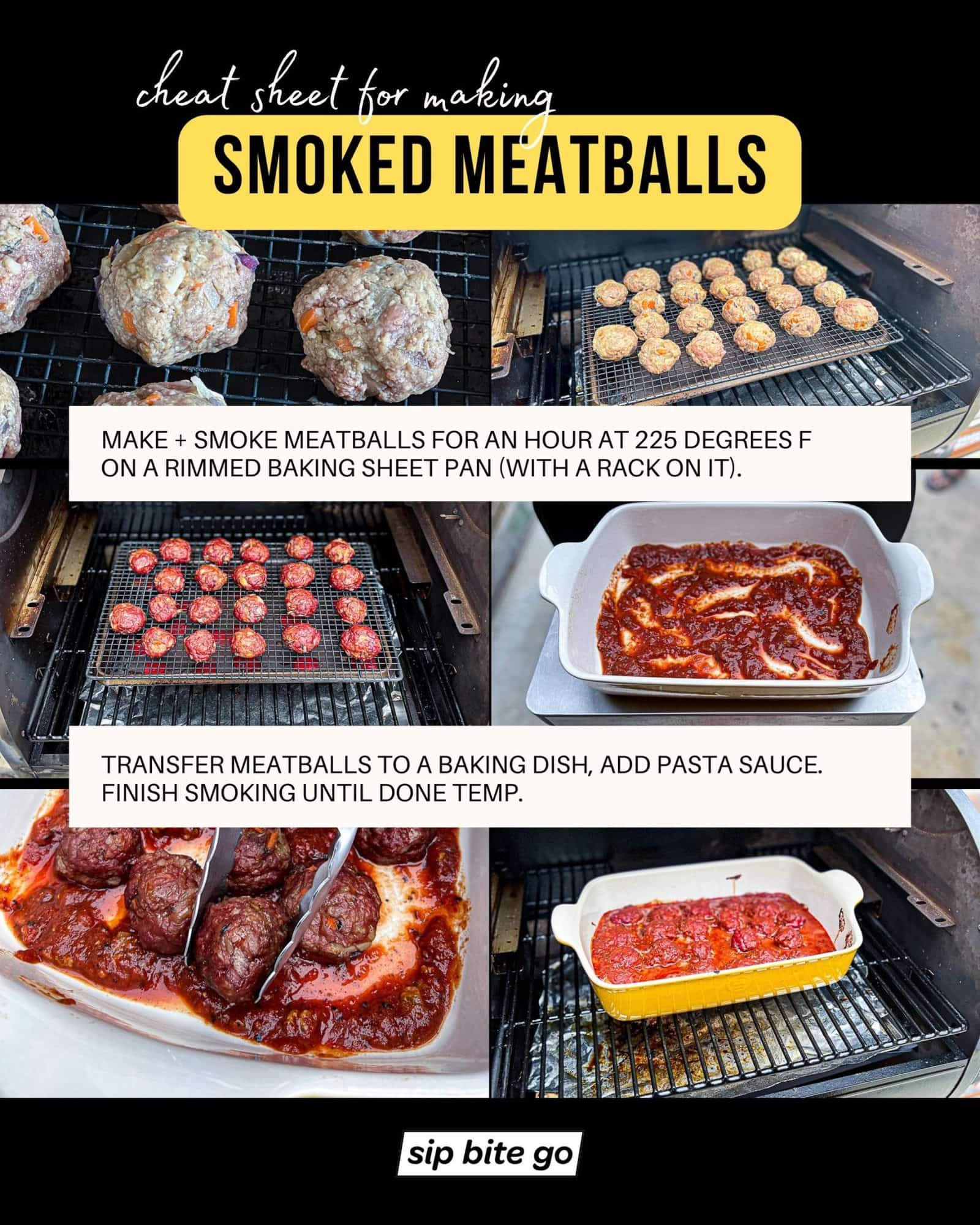 Best Traeger Smoked Meatballs Recipe (So Tasty!) Sip Bite Go