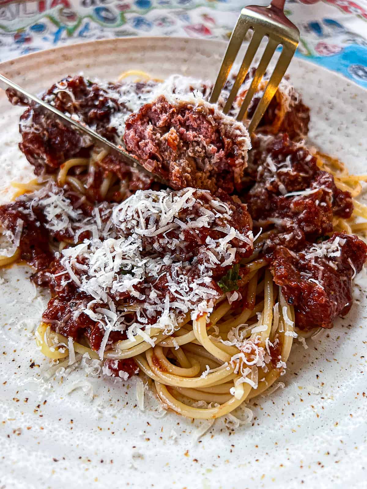 Italian Style Traeger Smoked Meatballs With Pasta And Spaghetti Sauce