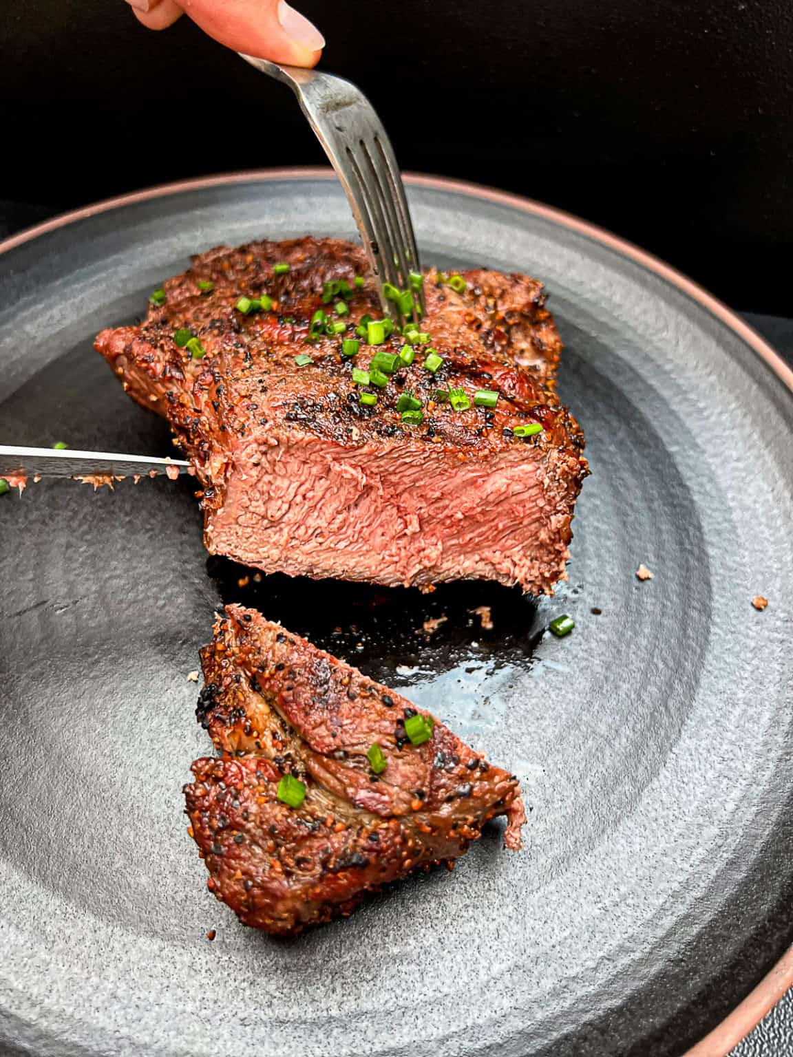 Easy Grilled Ribeye Steaks (Perfect Medium / Medium-Rare) - Sip Bite Go