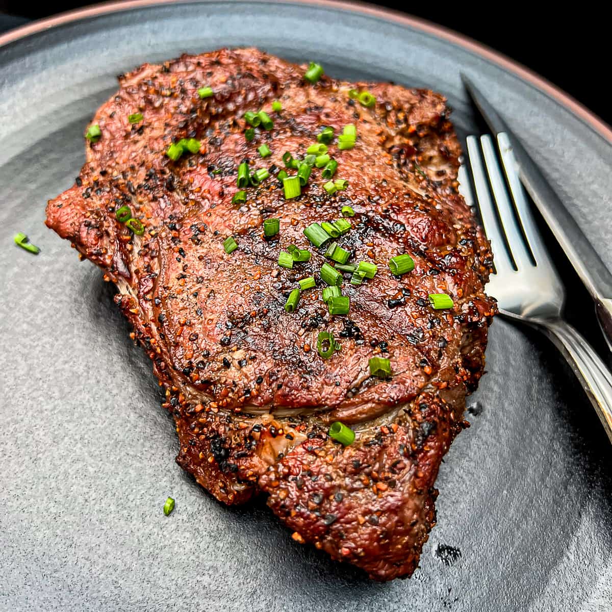 Medium Rare Grilled Ribeye Steak Recipe