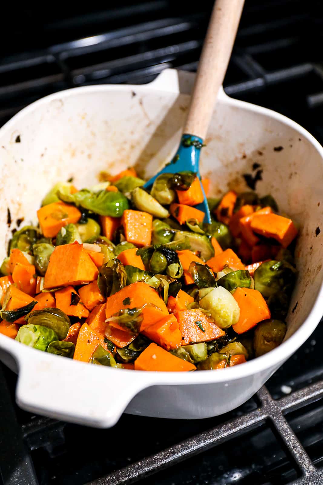 Side dish with Sweet Potatoes and Roasted Veggies 