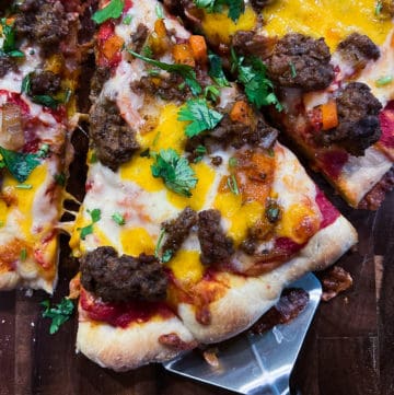 Taco Ground Beef Pizza Recipe