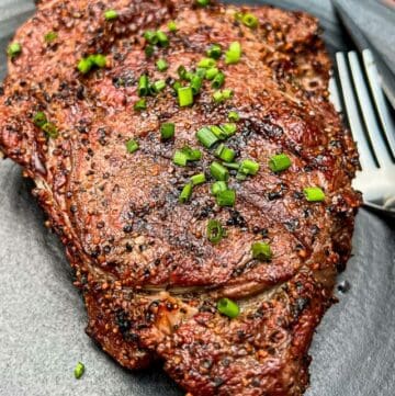 Medium Rare Grilled Ribeye Steak Recipe