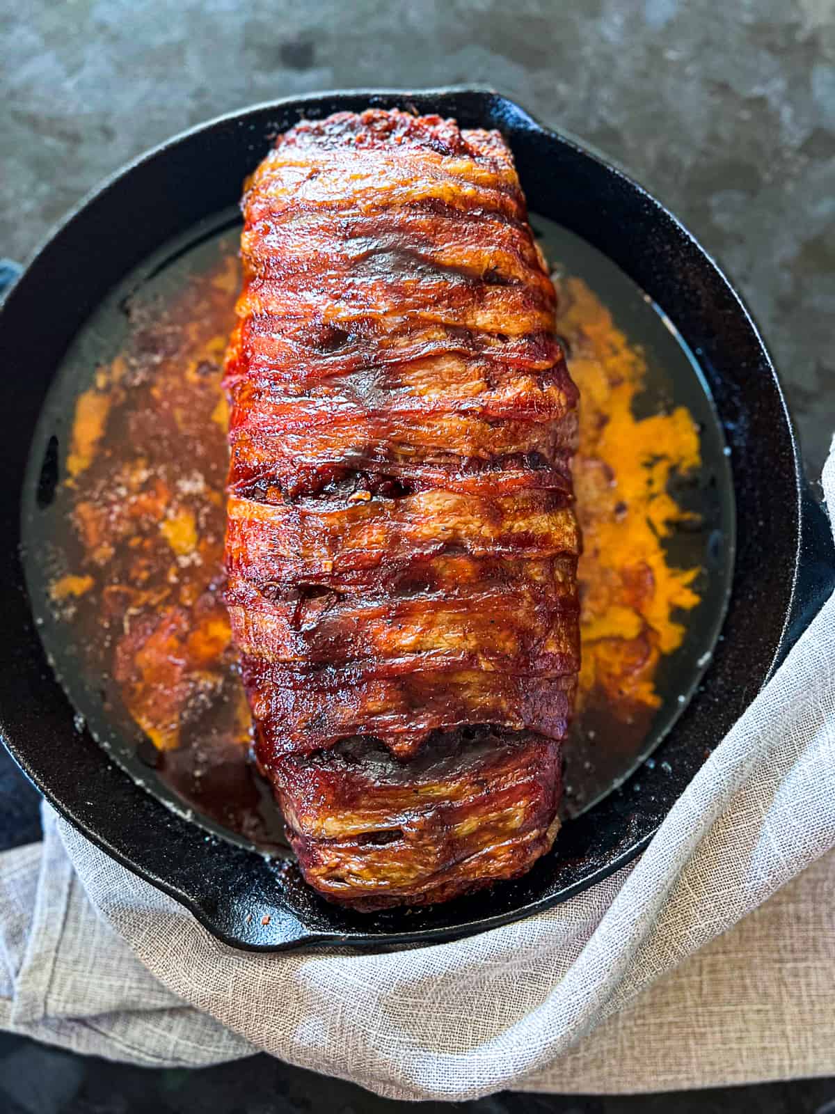 Bacon Wrapped Smoked Meatloaf Recipe