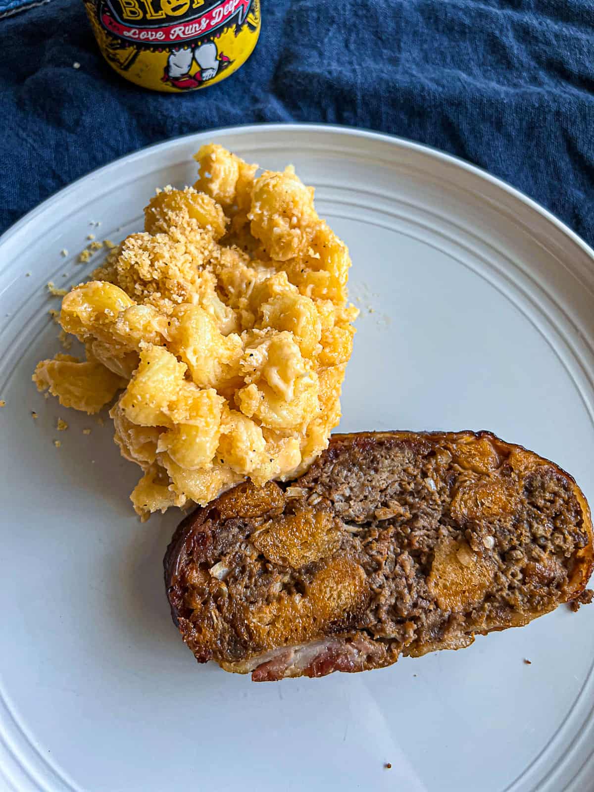 Smoked Mac And Cheese Dinner With Smoked Meatloaf