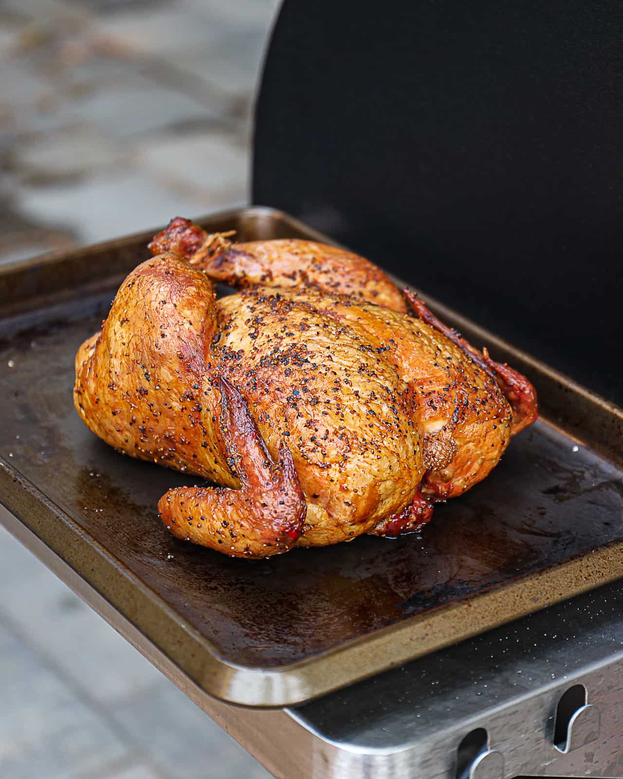 Smoked Whole Chicken BBQ main dish for a crowd