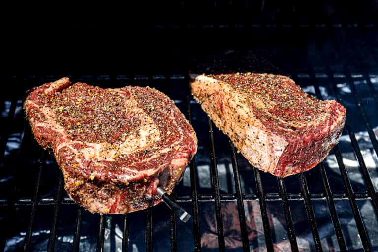 Best Traeger Smoked Ribeye Steaks Recipe Medium Rare Sip Bite Go 