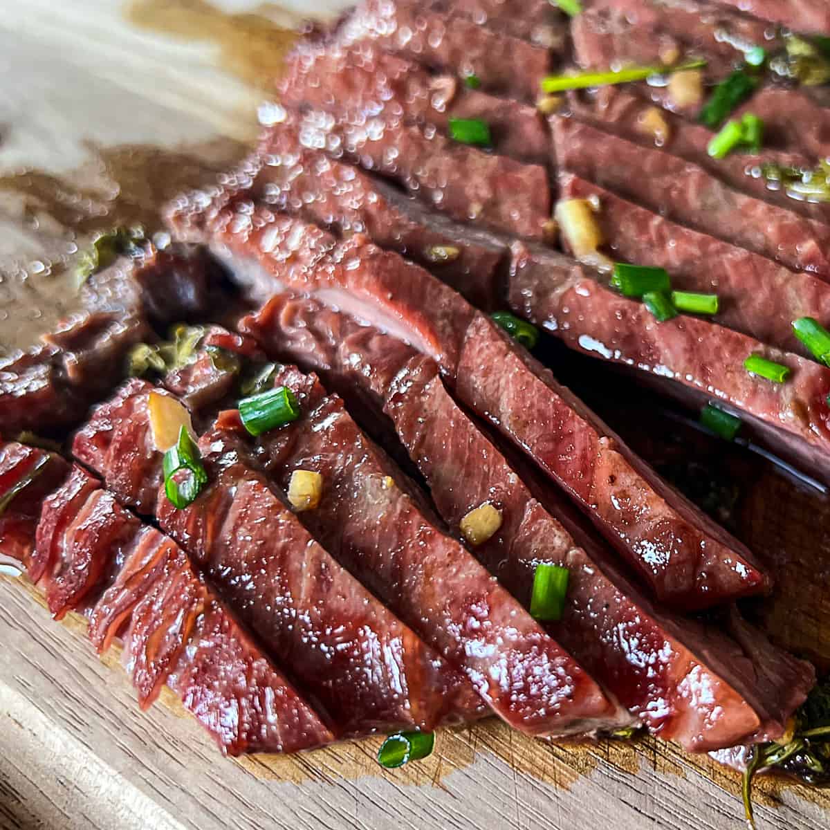 Air Fryer Flank Steak (Wine Marinated) - The Food Blog