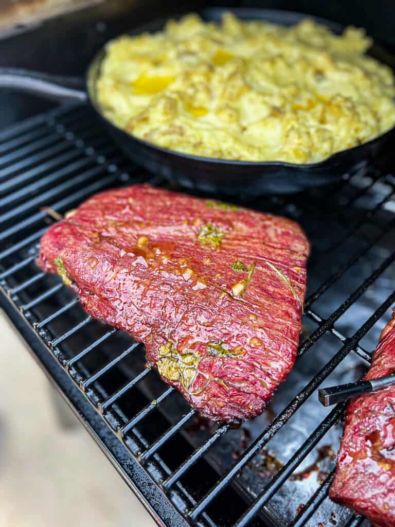 Best Traeger Smoked Flank Steak (SO Smoky) Sip Bite Go