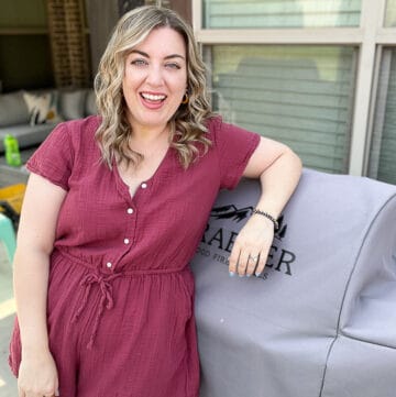 Jenna Passaro food blogger from Sip Bite Go with Traeger pellet grills