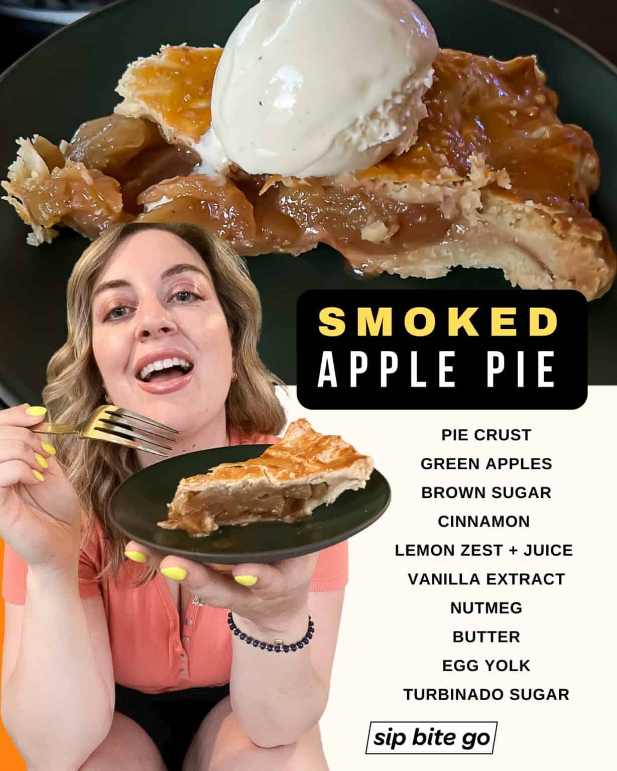 Easy Traeger Smoked Apple Pie Dessert Recipe Sip Bite Go