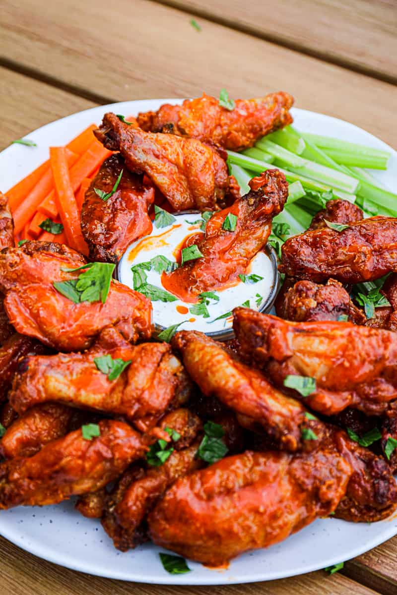 Smoked Chicken Wings For Taco Night BBQ Party